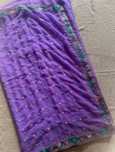 Saree With Stitched Blouse