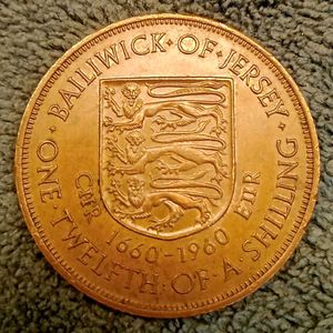 1960 Jersey 1/12 Th Of Shilling