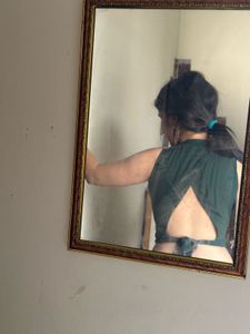 Savana Green Backless Top