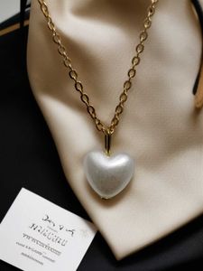 Pearlescent Heart Necklace
