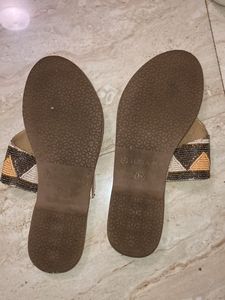 Luna Blu Festive Beaded Flats