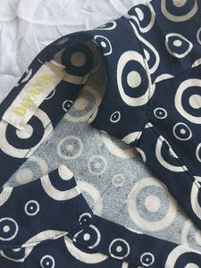 Retro Circle Print Dress