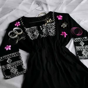 Elegant Black Kurta🪞✨