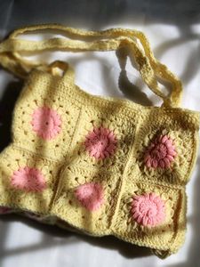Crochet Aesthetic Tote Bag