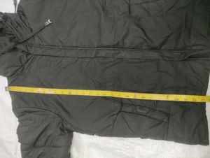 Black Hooded Padded Jacket