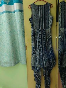 Blue Flary  dress
