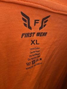 Orange &#34;Good Morning&#34; Pajama Set