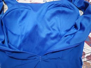 Padded Light Navy Blue Dress.