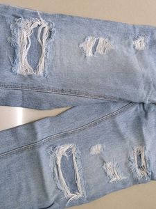 Ripped Light Wash Jeans