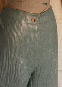 Metallic Stripped Pants