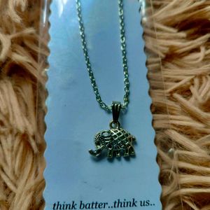 Pendant Necklace &amp; Oxidised Jhumka
