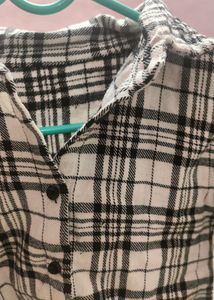 Cropped Plaid Flannel