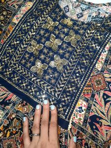 Embroidered Patchwork Kurtii