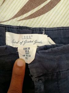 Short Jean And Crop Shirt