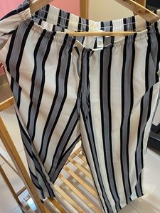 H&amp;M new not used Striped Casual Pants