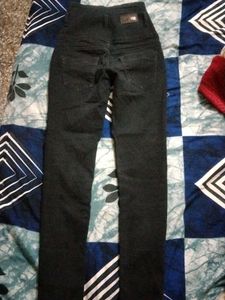 High Waist Black Jeans