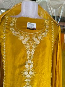 Pure Fendy Silk Embrotied Work