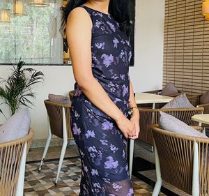 Mesh bodycon stretchable dress