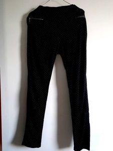 Black Patterned Jeggings
