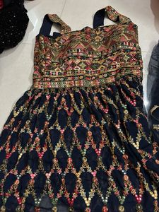 Embroidery full heavy blue leganga