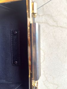 Vintage Black Box Clutch