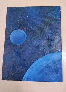 Moon Drawing Wallpiece