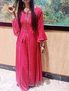 Elegant Red Kurta Set