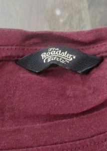 Printed Maroon Top