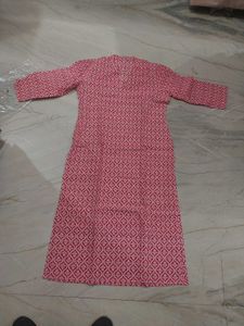 Red  Kurta
