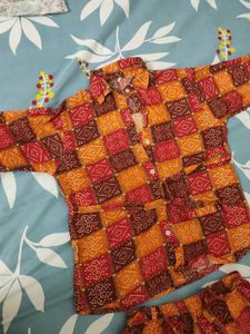 Vintage Bandhani Pajama Set
