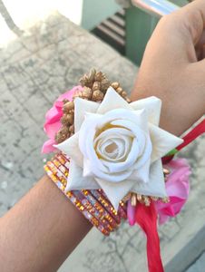 Floral Bangle Bracelet