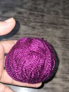 Purple Yarn Ball Wait 35 Gram