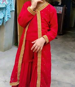 Festive Girls&#39; Ethnic Dress