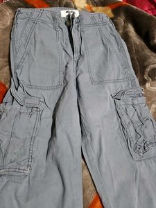 Grey Cargo Pant