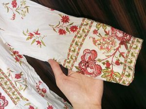 Floral Print Tunic Top