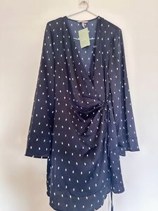 H&amp;M Polka Dot Wrap Around Dress