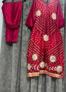 Elegant Red Kurta