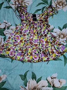 Shein sweetheart neck Puff Sleeve mini dress