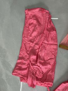 Elegant Pink Anarkali Kurta Set
