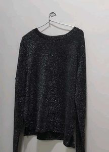 Elegant Black Jersey h&amp;m Top