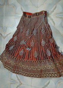 One Time Uss Reception Lehnga