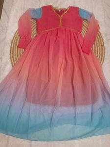 Anarkali Gown With Dupatta