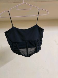 Black Corset Style Top