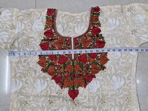 Kashmiri Embroidery Short Kurti