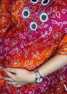 Colorful Kaftan Kurta Set