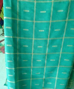 Elegant Teal Saree