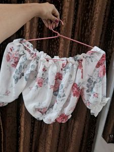 Floral Off-Shoulder Top