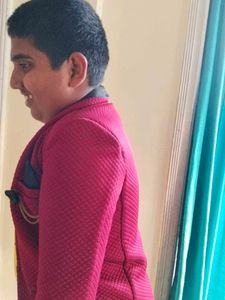 Stylish Red soft cool 😎 jacket 🧥 (stylish)