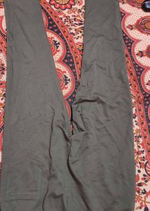 Olive Green Casual Pants