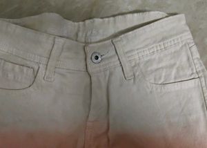 Girls Denim Shorts Ombre Color